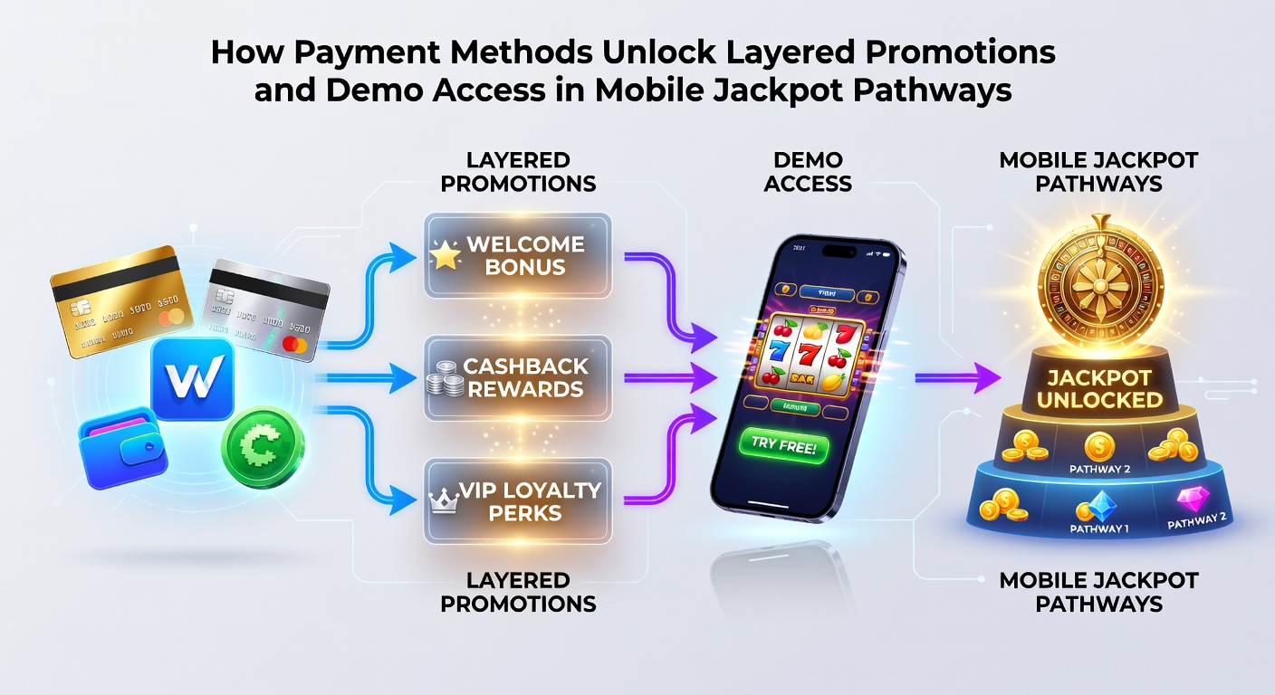 Mobile Geräte zeigen Casino-Apps mit Zahlungsoptionen und Jackpot-Slots