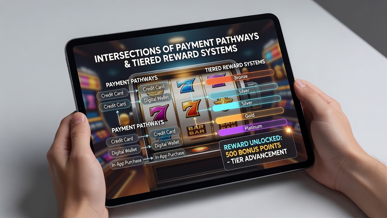 Illustration der Schnittstellen zwischen Transaktionen und gestaffelten Anreizen in Handheld-Walzenspielen